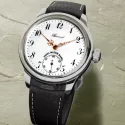 ZENO-WATCH BASEL Retro Record Handaufzug Uhr mit altem Uhrwerk
