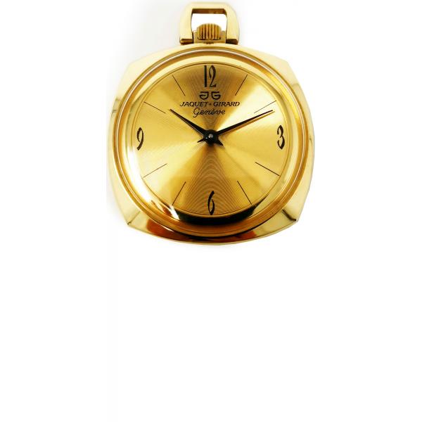 Klassik Taschenuhr Handaufzug, Jaquet+Girard Lépine 14K Gold