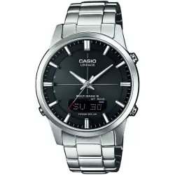 CASIO Digi-Analog Lineage Tag Datum Solar Funkuhr Edelstahl