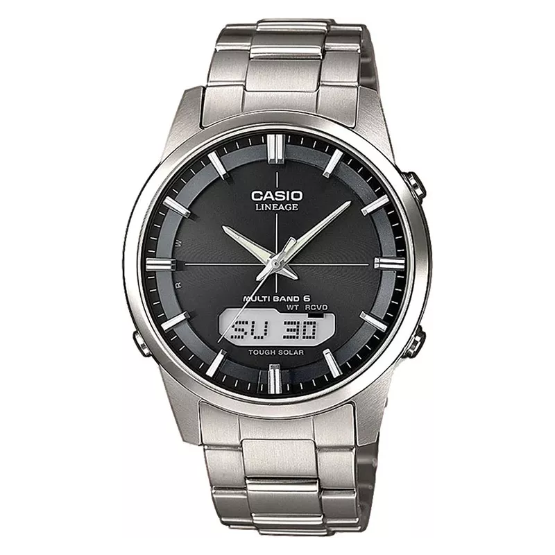 CASIO Digi-Analog, Lineage DayDate, Solar Funkuhr, Titan CASIO Digi-Analog, Lineage DayDate, Solar Funkuhr, Titan