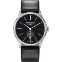 ZENO-WATCH BASEL Bauhaus Quartuhr schwarz