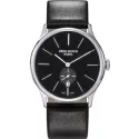 ZENO-WATCH BASEL Bauhaus Quartuhr schwarz