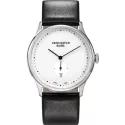 ZENO-WATCH BASEL Bauhaus Quartuhr weiss