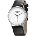 ZENO-WATCH BASEL Bauhaus Quartuhr weiss