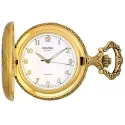 Vintage Taschenuhr Handaufzug Jäger mit Hunden bronc