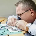 Klassik Taschenuhr Quartz Lpine römisch gold