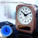 FILIUS Solar-Funkwecker Silent weiss/titanbraun