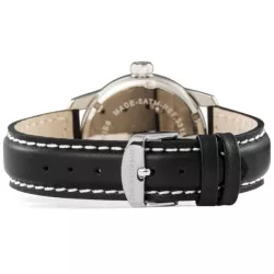 ZENO-WATCH BASEL Pilot Classic Fliegeruhr Edelstahl matt