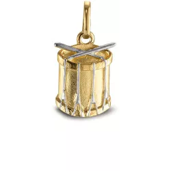 Anhänger Basler Trommel 13mm in 18K Gold
