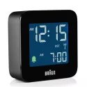 BRAUN Funkwecker LCD digital klein schwarz