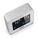 BRAUN Funkwecker LCD digital klein weiss