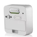 BRAUN Funkwecker LCD digital klein weiss