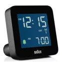 BRAUN Funkwecker LCD digital gross schwarz
