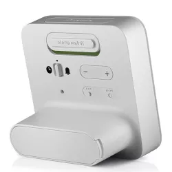 BRAUN Funkwecker  LCD digital gross weiss