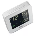 BRAUN Funkwecker  LCD digital gross weiss