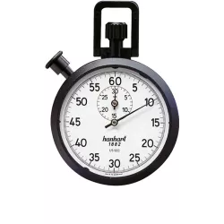 HANHART mechanische Handstoppuhr Additionsstopper schwarz