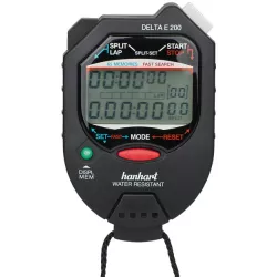HANHART Delta E 200 LCD Handstoppuhr mit Timer und Pacer
