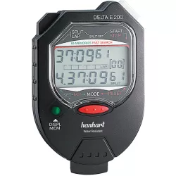 HANHART Delta E 200 LCD Handstoppuhr mit Timer und Pacer
