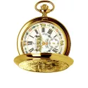 Ethno Taschenuhr Handaufzug Aerowatch  gold