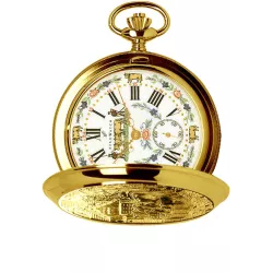 Ethno Taschenuhr Handaufzug Aerowatch  gold