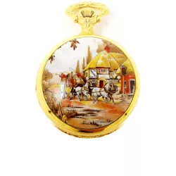 Vintage Taschenuhren Handaufzug Moeris Landleben