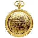 Ethno Taschenuhr Handaufzug Aerowatch  gold