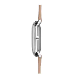 Junghans MAX BILL 34 Automatikuhr Stahl weiss Zahlen