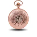 Klassik Taschenuhr Handaufzug Doppelsavonette Skelett ros