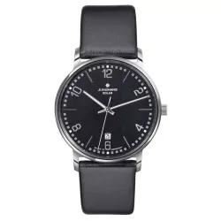 JUNGHANS Milano 37 Solaruhr Edelstahl Lederband