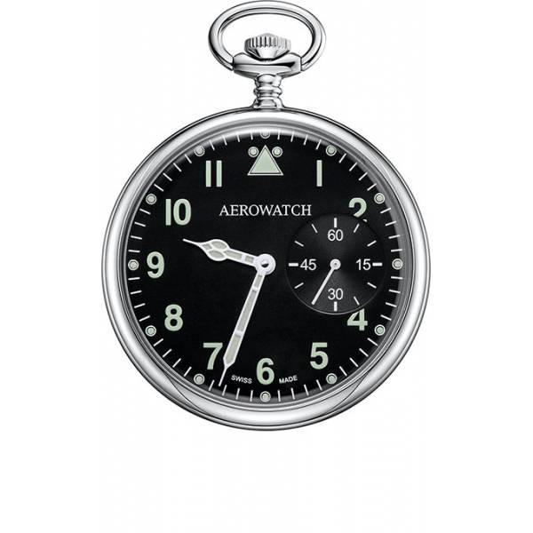 Taschenuhr Handaufzug, Aerowatch Pilot Lepine