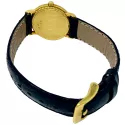 SAINT-BLAISE Sapphire Crystal Golduhr mit Lederband