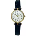 Prestige de Genve Damen Golduhr Quartz Lederband