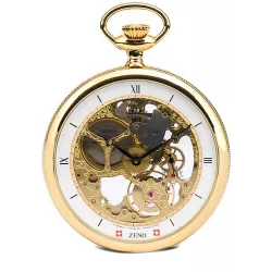 Skelett Taschenuhr Handaufzug Zeno XL