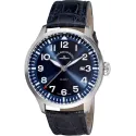 ZENO-WATCH BASEL Pilot Navigator Quartz Fliegeruhr blau
