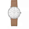 Junghans MAX BILL 34 Automatikuhr Stahl weiss Zahlen