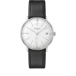 Junghans MAX BILL 34 Automatikuhr Stahl weiss Index