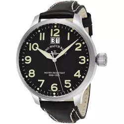 ZENO-WATCH BASEL Pilot Super Oversized XXL Quartz Big Date