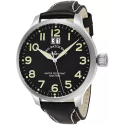 ZENO-WATCH BASEL Pilot Super Oversized Q Fliegeruhr matt