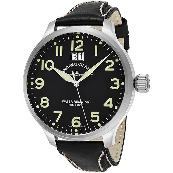 ZENO-WATCH BASEL, Pilot Super Oversized Q, Fliegeruhr, matt