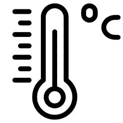 ATLANTA Date Display Funkwanduhr mit Kalender und Thermometer