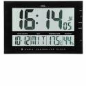 AMS Digital XXL LCD Funk Tisch-Wanduhr schwarz
