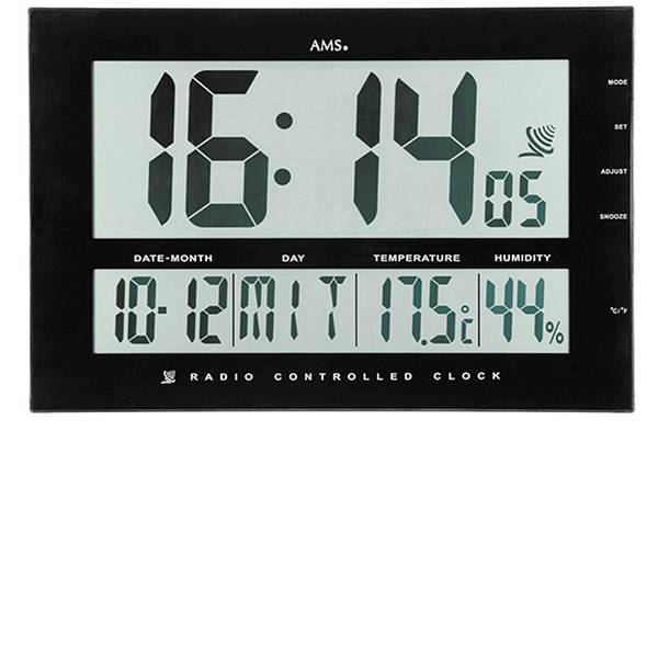 Funkuhr Digital Funkwanduhr Wanduhr Tischuhr Funk Uhr LCD Display Temperatur NEU 