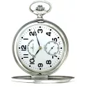 Klassik Taschenuhr Handaufzug Silber Basilea