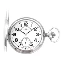 Klassik Taschenuhr Handaufzug Silber Basilea