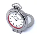 Design Taschenuhr Quartz zum Hinstellen weiss