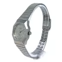 ZENO Octo Saphir 25 Damenuhr Edelstahl mit Datum