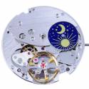 RENDEX Automatik-Uhr Open Heart Tag  Nacht