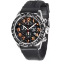 ZENO-WATCH BASEL Chronograph Sport Quartz Edelstahl Carbon orange