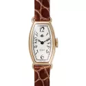 ROSEMONT mini 14K Gold Damenuhren im vintage Look braun