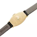 ROSEMONT mini 14K Gold Damenuhren im vintage Look schwarz